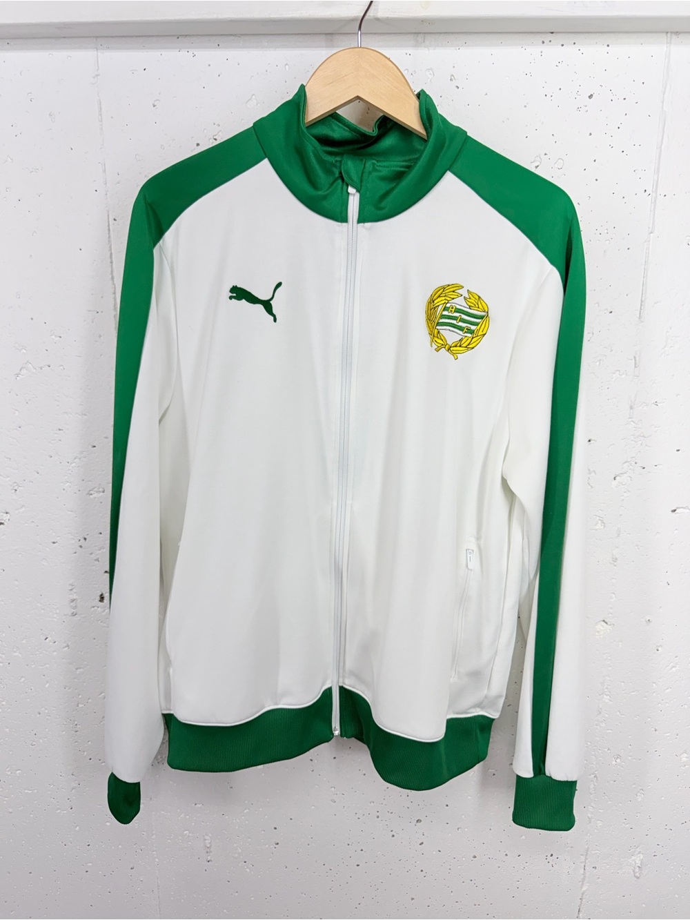 Puma Size XL Hammarby IF Sweden Soccer Trainer Zip Up Jacket HIF